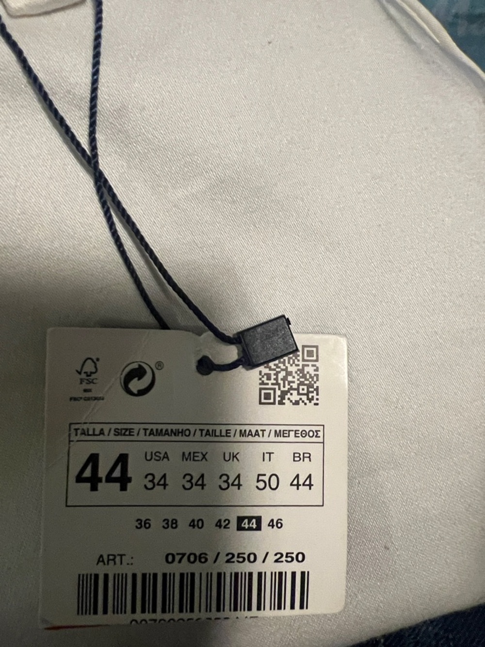 Zara Men's White Slim Dress Pants - Picture 2 of 5